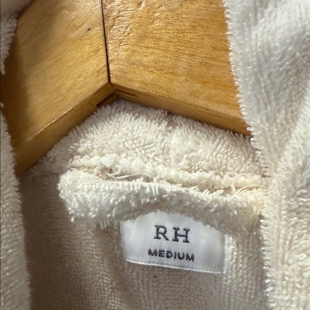 Restoration Hardware Cream Robe